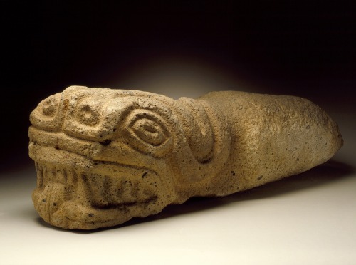 Toltec stone representation of a jaguar.  Artist unknown (found in the State of Guerrero, Mexico ca.