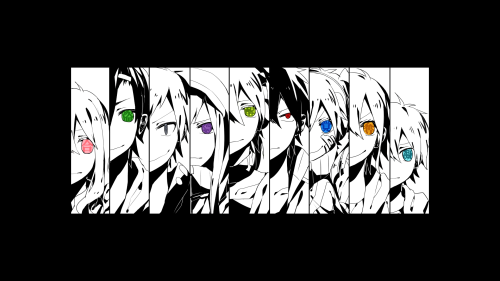 Day 335: Kagerou Project1080p versions (Black, White)Credit to  ぺっちー