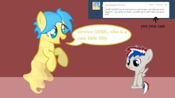 askfilmcut:  i am not sure what it is. and since we are on the subject, where do babies come from? 2\5 appearance by http://ask-ponyghost.tumblr.com/  XD!