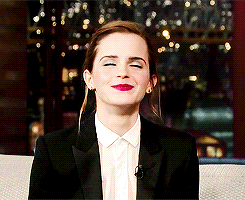 my-eyes-open:  Emma Watson on The Late Show
