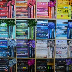ndayh:  osceolalibrary: paperfury: excuse me while i marry my bookshelf May we attend the wedding? It looks like it would be extremely aesthetically pleasing.   📚 ❤️