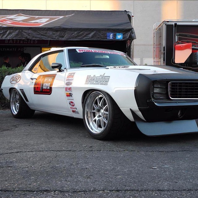 forgeline:  Jake Rozelle’s ‘69 Camaro was on display at #SEMA, prior to #OUSCI,