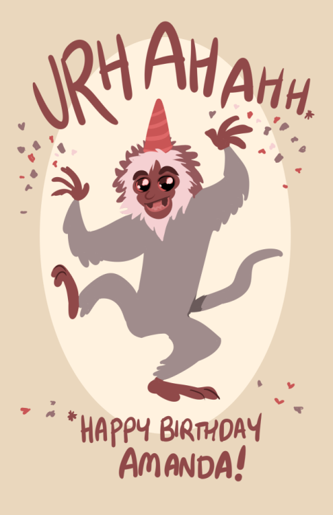 WHO GAVE THAT MONKEY CONFETTI?!Happy birthday @littlefroggies