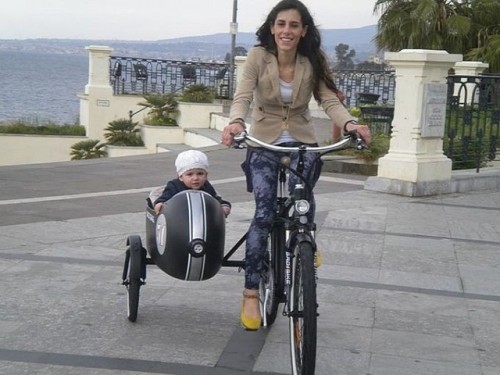 berlinandbike: Bicycle sidecar design - Kiddy Capsule. #bike #bicycle #familycycling #kudsandbike