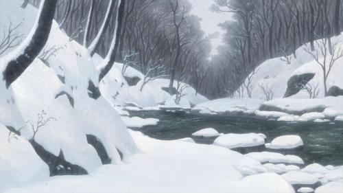 anime-backgrounds: The Wolf Children Ame and Yuki. Directed by Mamoru Hosoda. Created by Studio Chiz