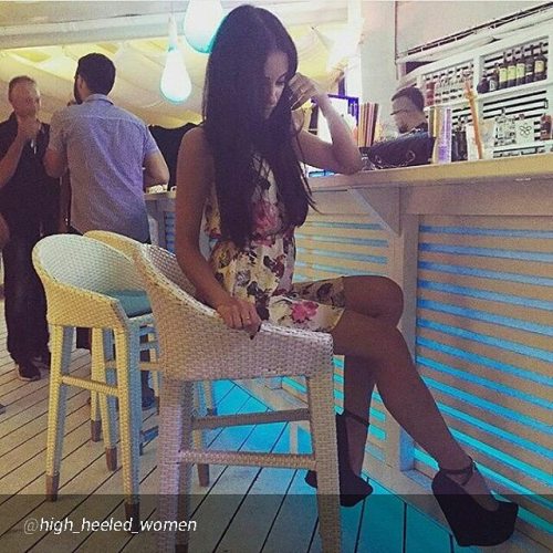 By @high_heeled_women &ldquo;Sexy tasha in hot wedges #shoes #shoeporn #shoestagram #instafashio