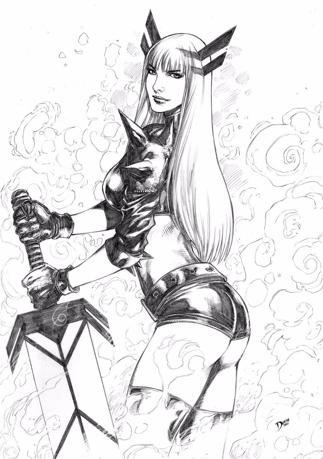 dailydamnation:  Illyana RasputinArtist: Deilson (Ed Benes Studio) 