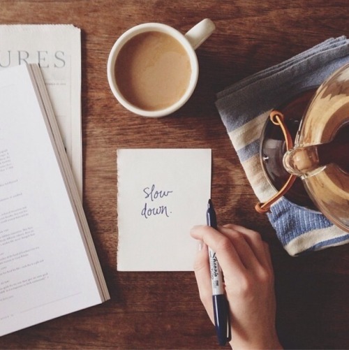 {Ah, sooo looking forward to slowing down this weekend. Happy Friday! }
