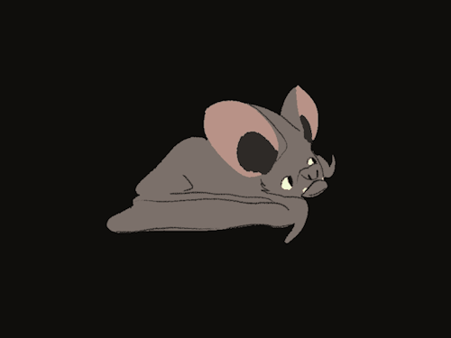 I actually wanted to make something Christmas related, but somehow all I got is this lil bat so SORR