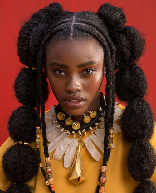 worldwidefashion: ‘CROWNING GLORY’ Reabetswe Fila Ranamane by Judd van Rensburg for The 