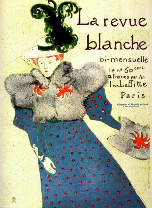 artist-lautrec:The journal white (poster), 1896, Henri de Toulouse-Lautrec