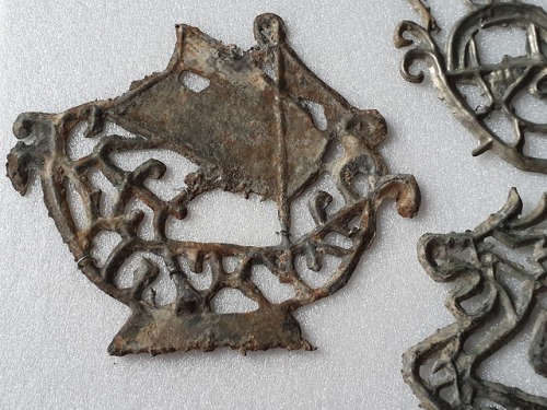 Riau-Lingga Sultanate Tin Ship Tokens 1824-1911 (Provenance: Tanjung Pinang, Bintan, Indonesia)