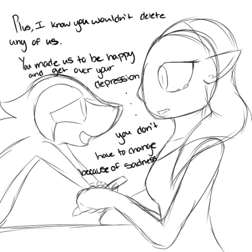 venas-kingdom:snivy-serpentriss:  Soo… I’ve been having some panic anxiety for a couple of days and I thought it’d be best to just draw it out. I don’t mean to post it but if there’s anyone who know’s what I’m going though, I’d love for