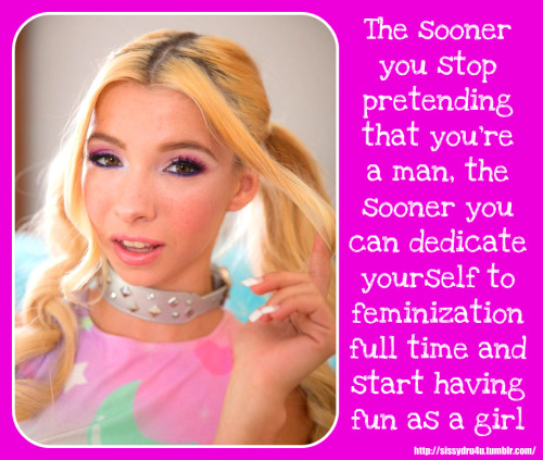 Do you love this? Do you want more? Do you want to be the best sissy ever??Follow sissycaptionned.tumblr.com or even better: support patreon.com/sissycaptionned
