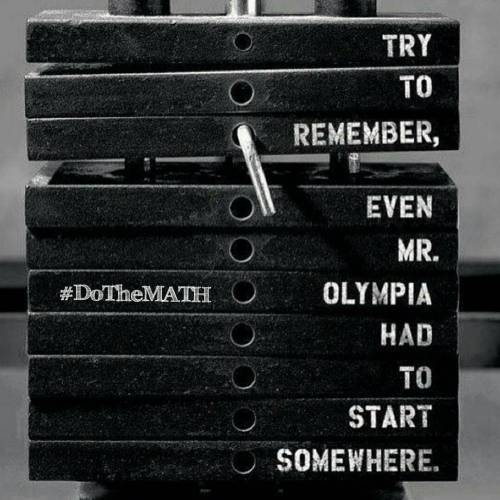 Remember nothing comes easy. Muscle doesn&rsquo;t come without the Hustle #DoTheMATH #bodybuildi