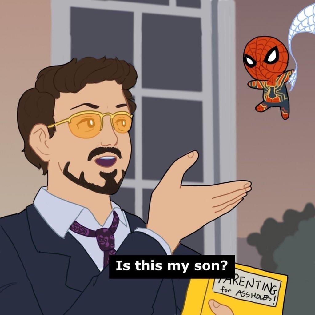 daily-meme:Tony &amp; Peter