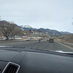 Not the best picture but I always love Pikes Peak 💙 We went to Woodland Park today for shooting and had a fun day out with our friends.