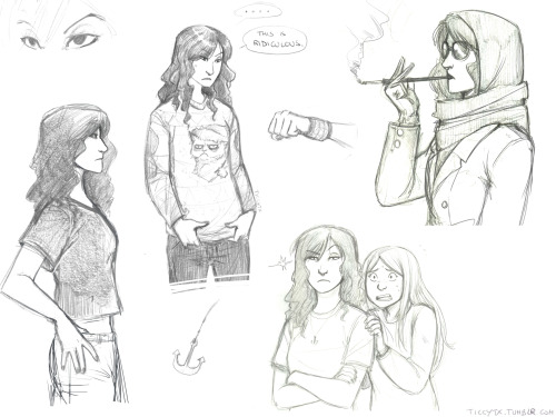 ticcytx:  A set of Carmilla doodles I did adult photos