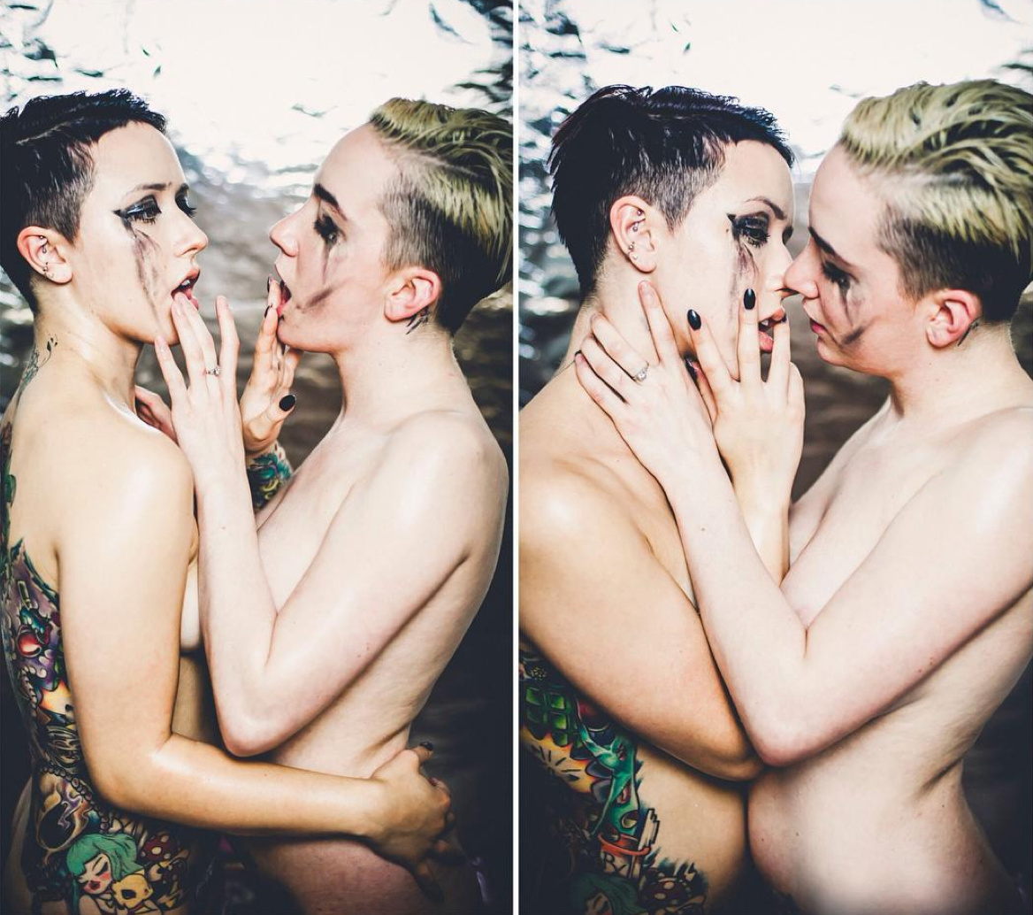 liquorinthefront:  godsavecarolynjean &amp; ittybittykaceface by themorty 