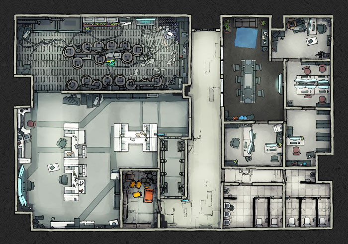 2 Minute Table Top Our New Battle Map Is An Underground Vault By