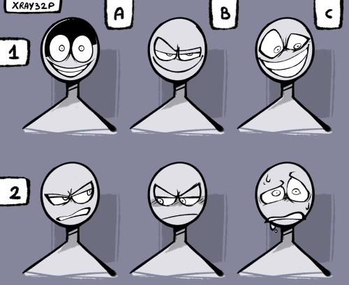 xray32p: i wanted to do an expression meme for a loooong time and people kept asking me to do this a