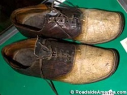 Shoes Made From The Skin Of Big Nose George Parrott. George Francis