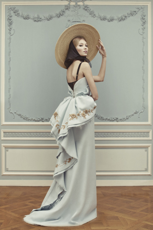 mulberry-cookies:  Vika Falileeva For Ulyana Sergeenko Haute Couture Spring 2013 