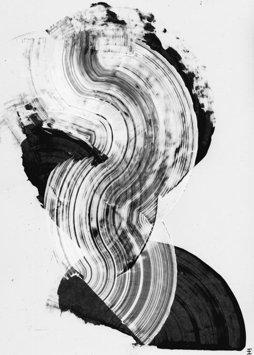 knotiiii:3 Turns on the merry go roundacrylic paint, paper. 297x210mm
