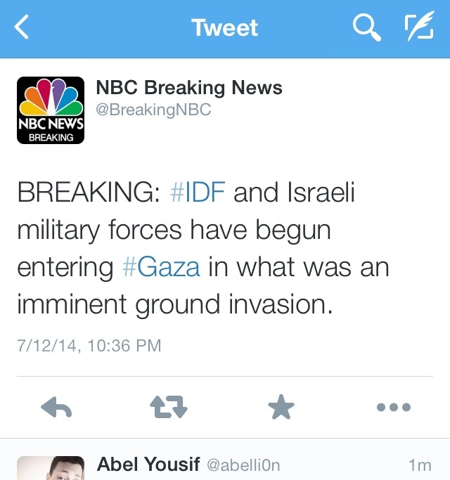 jewmingle:  fallen-inspiration:  BREAKING NEWS Israel has begun it’s campaign in