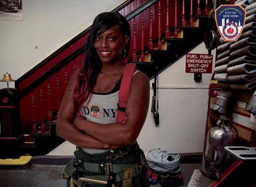 sofsocialgood: Danae Mines became one of the few female firefighters in the New York City Fire 