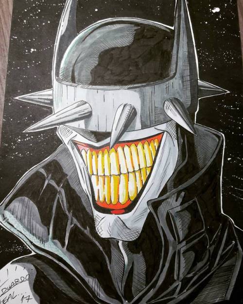 Drawing Atomic Batman Who Laughs Batman Que Ri Em Arte Final E