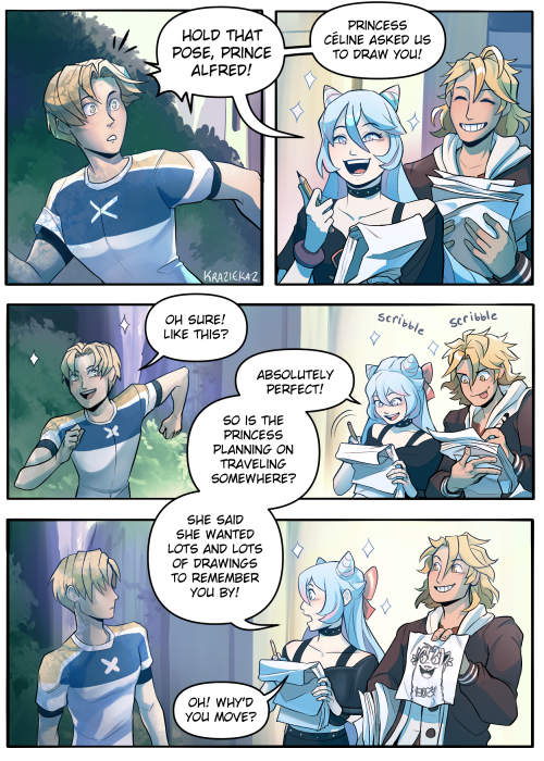 FE Engage Alfred Comics. Spoilers If You Haven't Gotten His A Supports With Celine!
