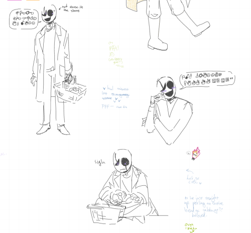 Old Gasters And Grillbys That I (think?) Have Not Posted Before. And Stuff From @findmeabowlofundertale