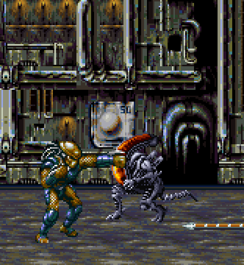 vgjunk:  Alien vs. Predator, SNES.