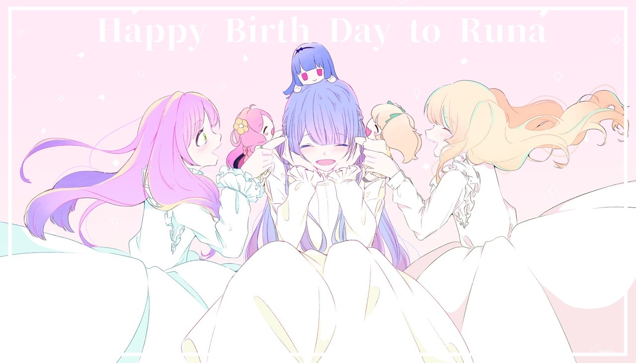 anokotokonoko:  Happy birthday to Runa 2017.11.11