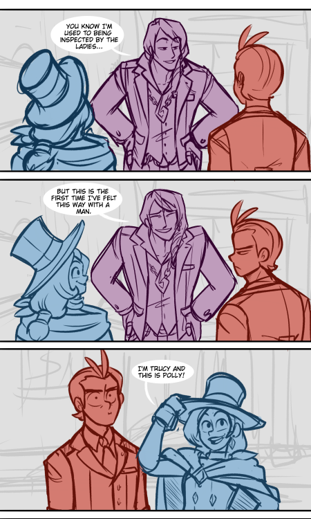 pauladrawsnstuff:This is how this scene went, right?Another comic from your friendly neighborhood di