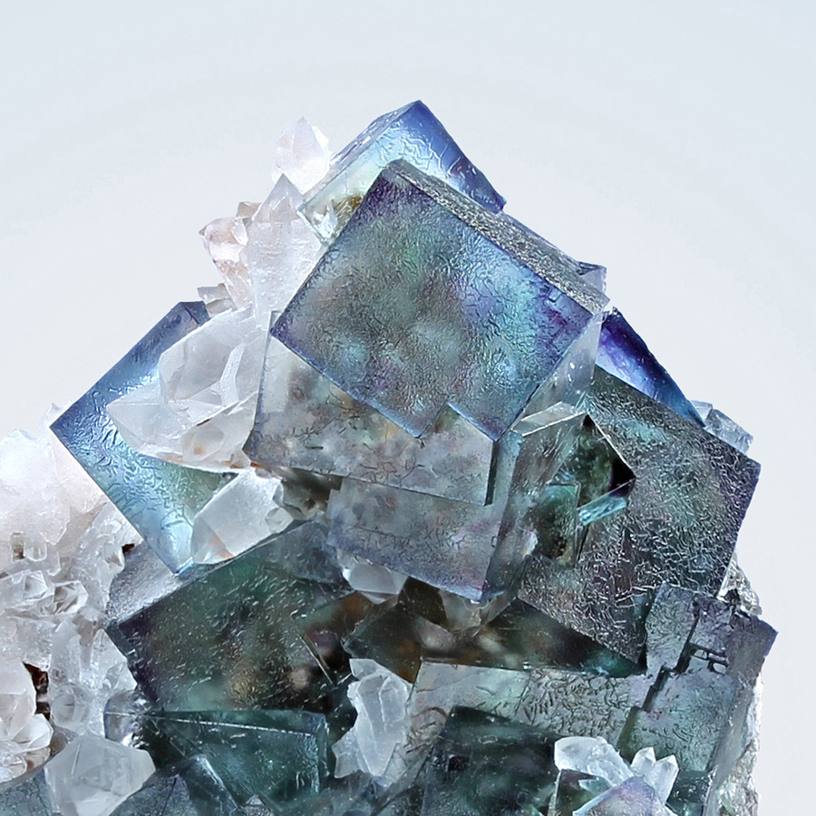 bijoux-et-mineraux:  Fluorite and Quartz -  Okoruso Mine, Otjiwarongo District, Namibia