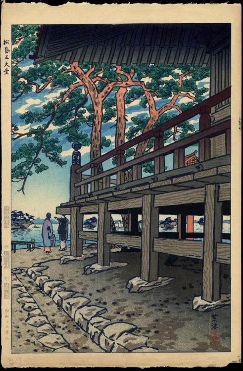 Kasamatsu ShiroTitle: Matsushima Godaido PagodaDate:1954