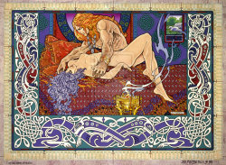 Fantasy Erotic Celtic Art - THE DREAM OF