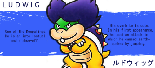 Koopalings + translations of their character descriptions in the Encyclopedia Super Mario Bros. and 