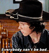 world-of-walkers:     the walking dead meme | nine characters [3/9]↳ Carl Grimes 