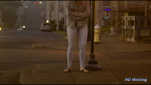 How embarrassing!  It seems as if Sosha has peed in her pants in public, at least a little bit.