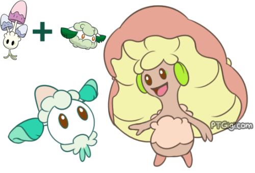 Moree/Whimshii [PBFP]Moree [Grass/Fairy] -> Whimshii [Grass/Fairy]Moree spread colorful, glow-in-