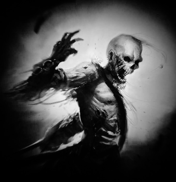 allthingsstrange:  Skeleton By: Dave Rapoza 
