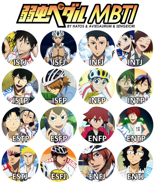 hatos:   Yowapeda mbti created with the help of aviesaurum and sengeiori ! My mbti enthusiast friends and I have been steadily creating this chart over months of time and I’m excited to show it off! Notes under the cut… Read More