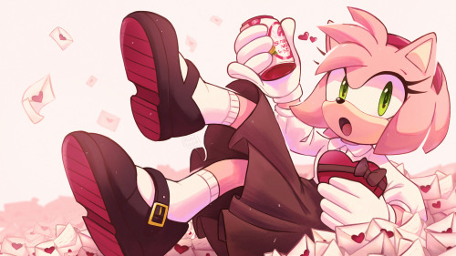 valentines amy commission for @/theemuemi on twitter. ❤️ 