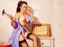 I Love Classic Pin-Up Art.