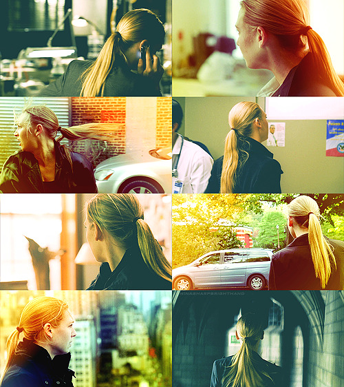 ninasharpsrighthand:  Fringe Memories → In memory of Olivia Dunham’s ponytail (Season 1) 