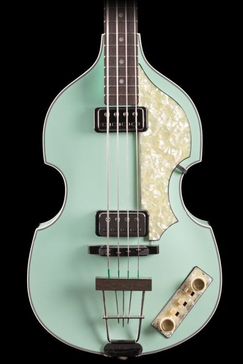 bushdog: Hofner Custom Shop Violin Bass Vintage ‘62 Surf Green Electric Bass Guitar | eBay Thi