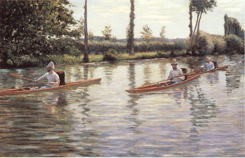 The Canoe - Gustave CaillebotteImpressionism